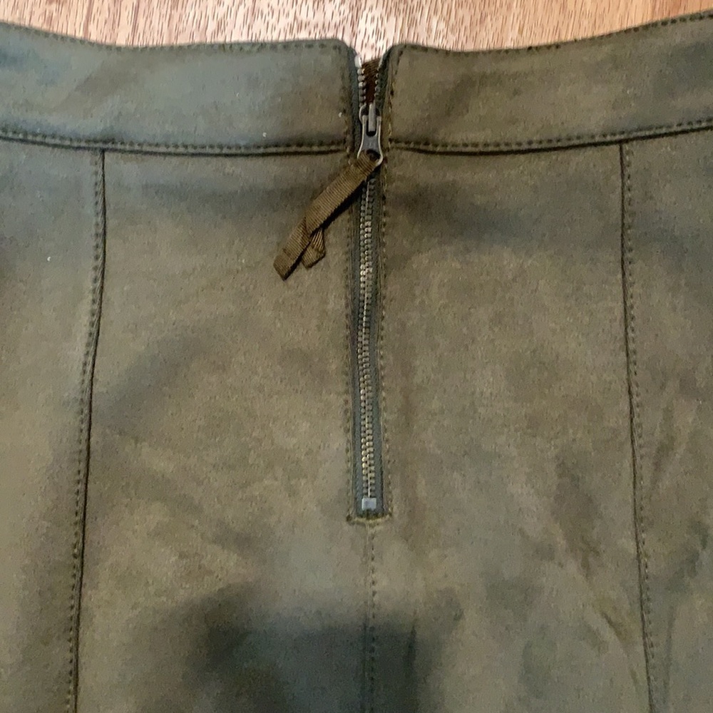 Anthropologie Maeve Faux Suede Skirt - Picture 7 of 12